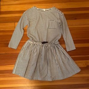 Girls’ striped dress